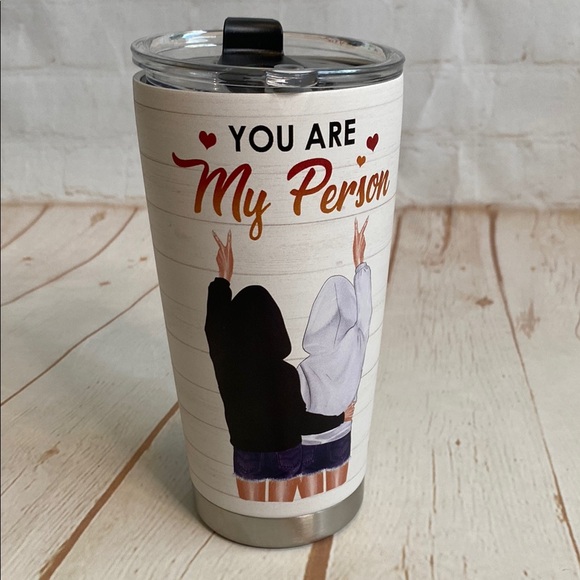 New in Box You Are My Person Best Friend / Bestie Tumbler Gift - Picture 1 of 5